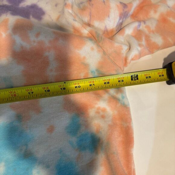 Colorburst Tie-Dye Cropped Sweatshirt | Large - Picture 6 of 7